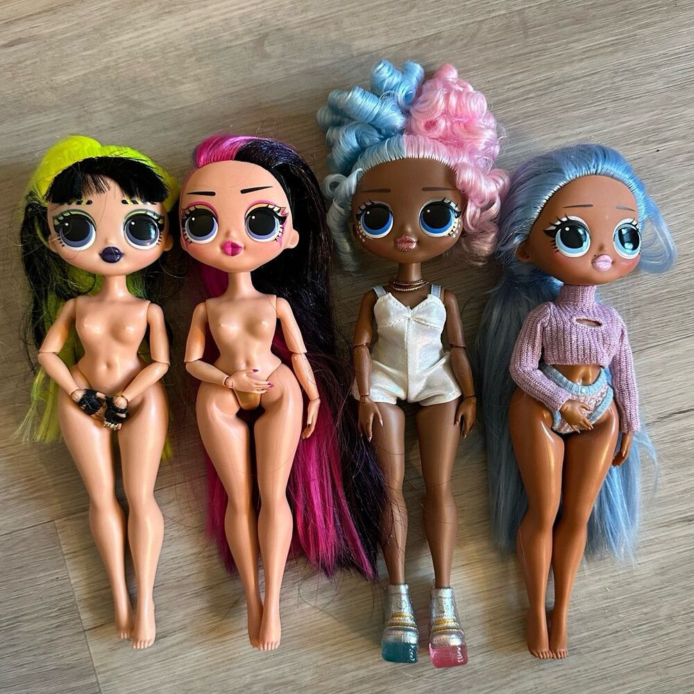 MGA OMG LOL Surprise Dolls - Lot of 4 Fashion Dolls